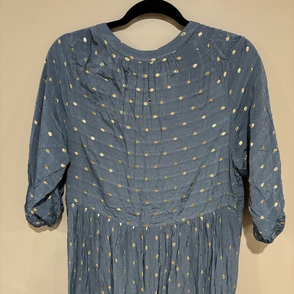 Anthropologie balloon sleeve tiered maxi - Picture 5 of 6